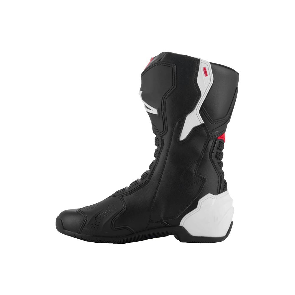 Alpinestars SMX-6 v3 Road Boots Black/White/Red Graphic