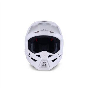 Alpinestars S-M3 Motocross Helmet White Gloss - Image 3