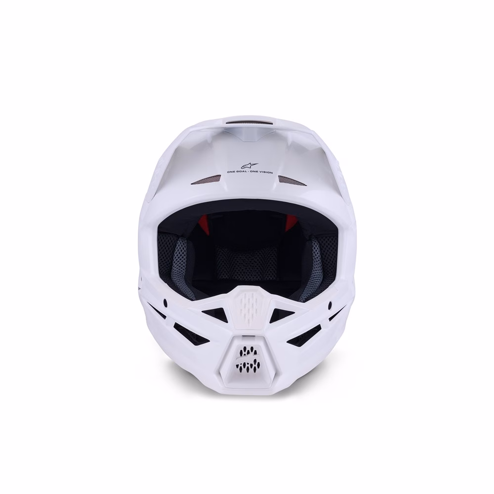 Alpinestars S-M3 Motocross Helmet White Gloss
