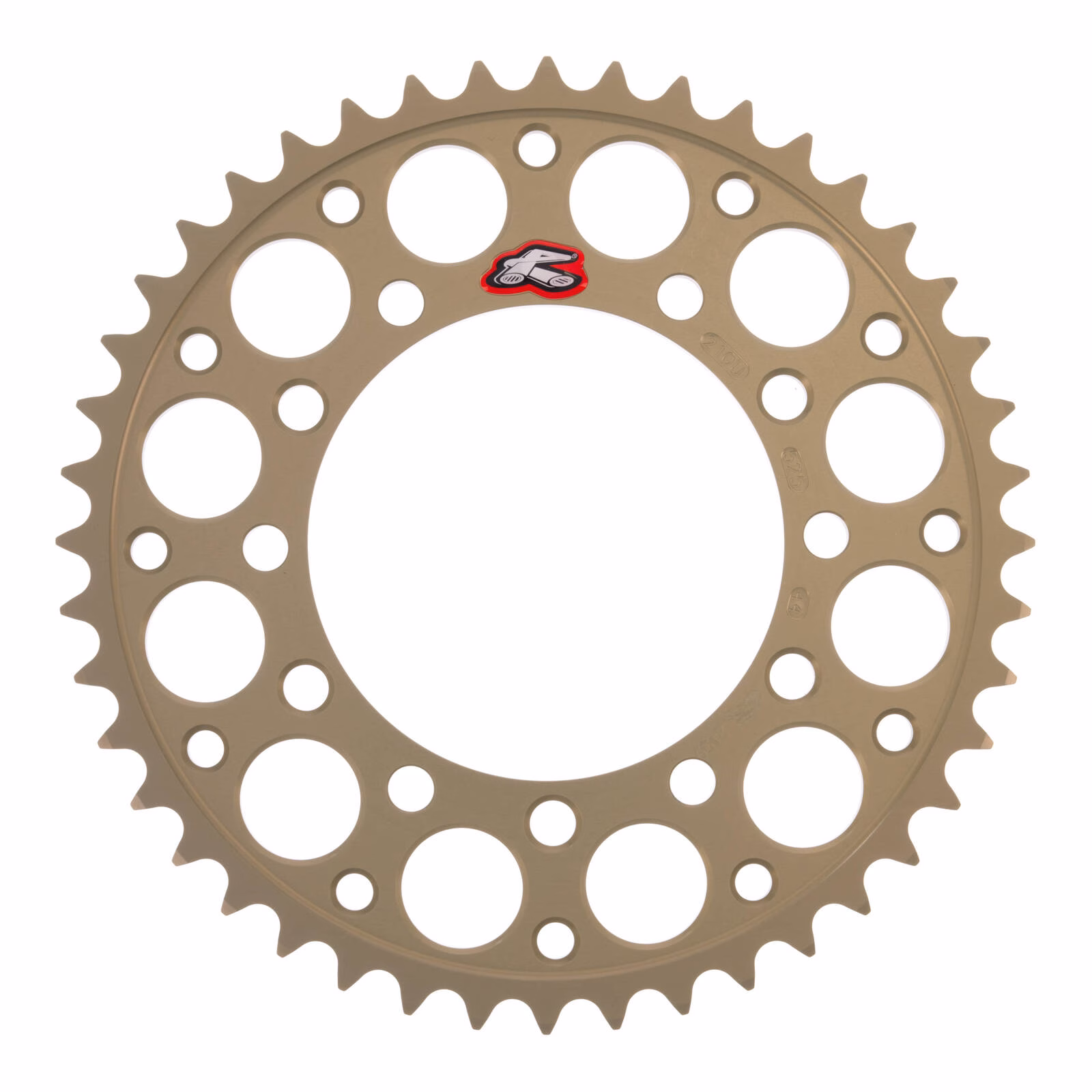Renthal Sprocket Rear Hard Anodised 44T Kawasaki - Image 1