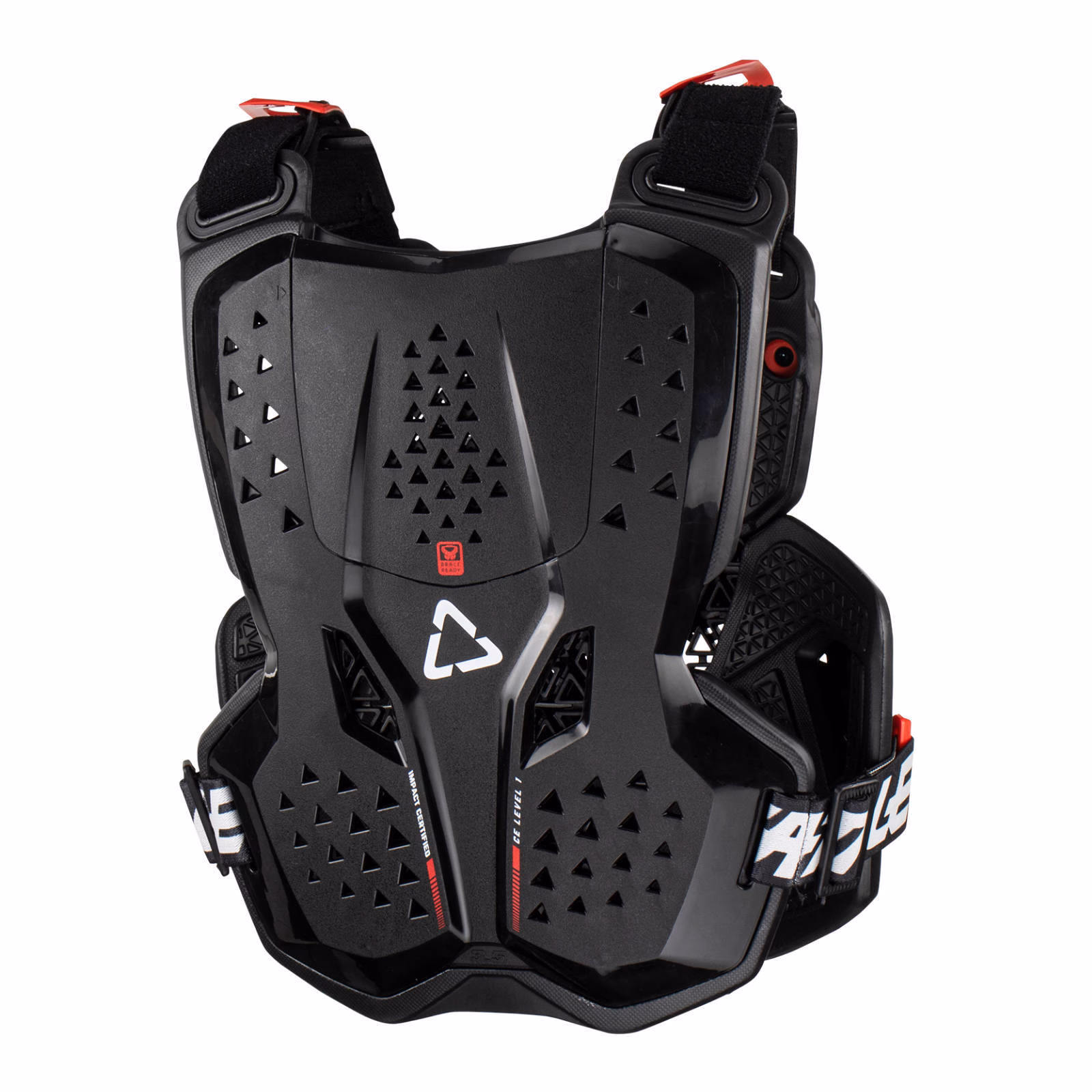 Leatt 3.5 Junior Chest Protector - Black / Red - Image 4