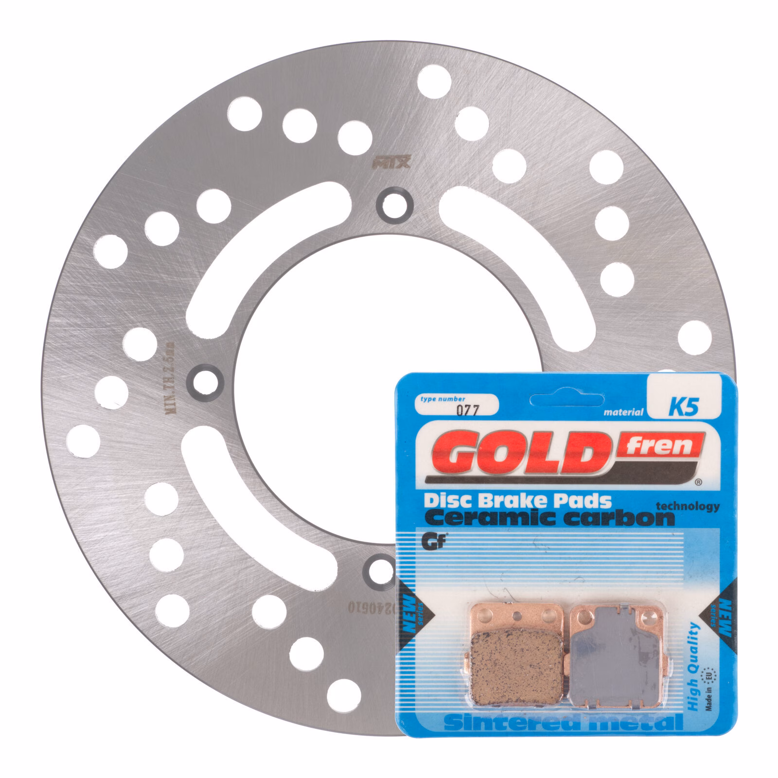 Brake Disc & Pad Rear Kit - Yamaha YZ85 / LW '02-'24 - Image 1