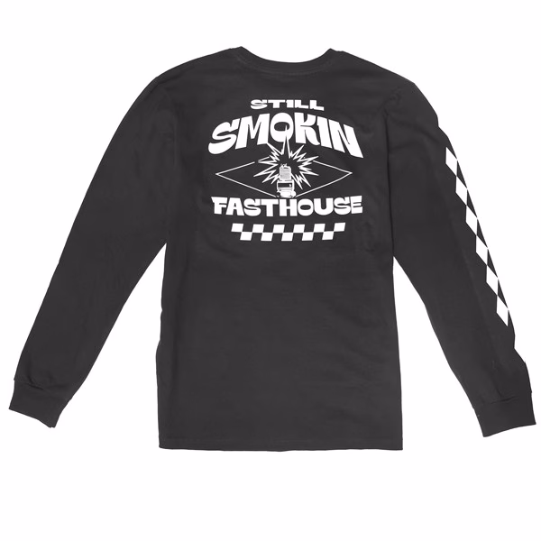 Fasthouse 4 Ever 2 Smokin Long Sleeve Tee Black