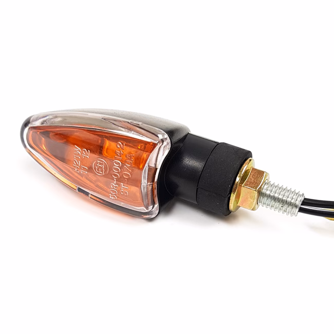 Mini Arrow indicators short 68MM clear lens E-mark Tech7