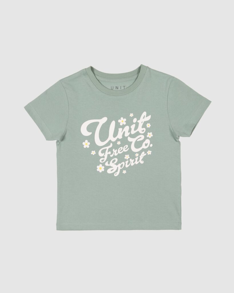 UNIT Charli Kids Tee Sage