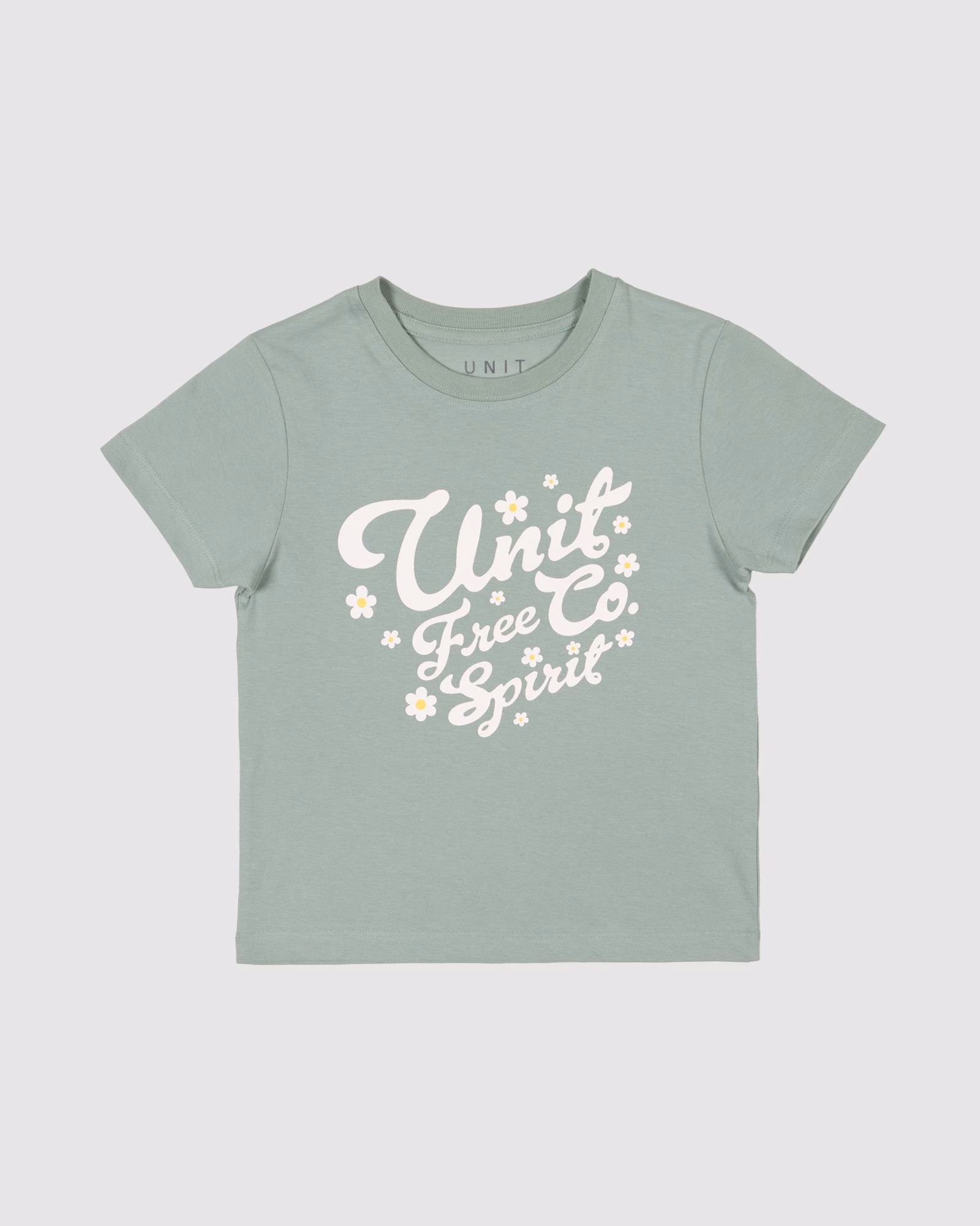 UNIT Charli Kids Tee Sage - Image 1