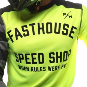 Fasthouse Carbon Eternal Motocross Jersey High-Viz/Black - Image 3