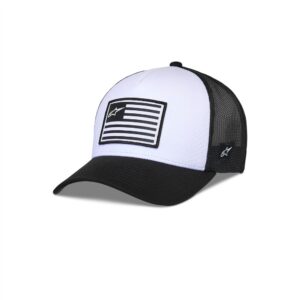 Alpinestars Flag Snapback Hat White/Black - Image 1