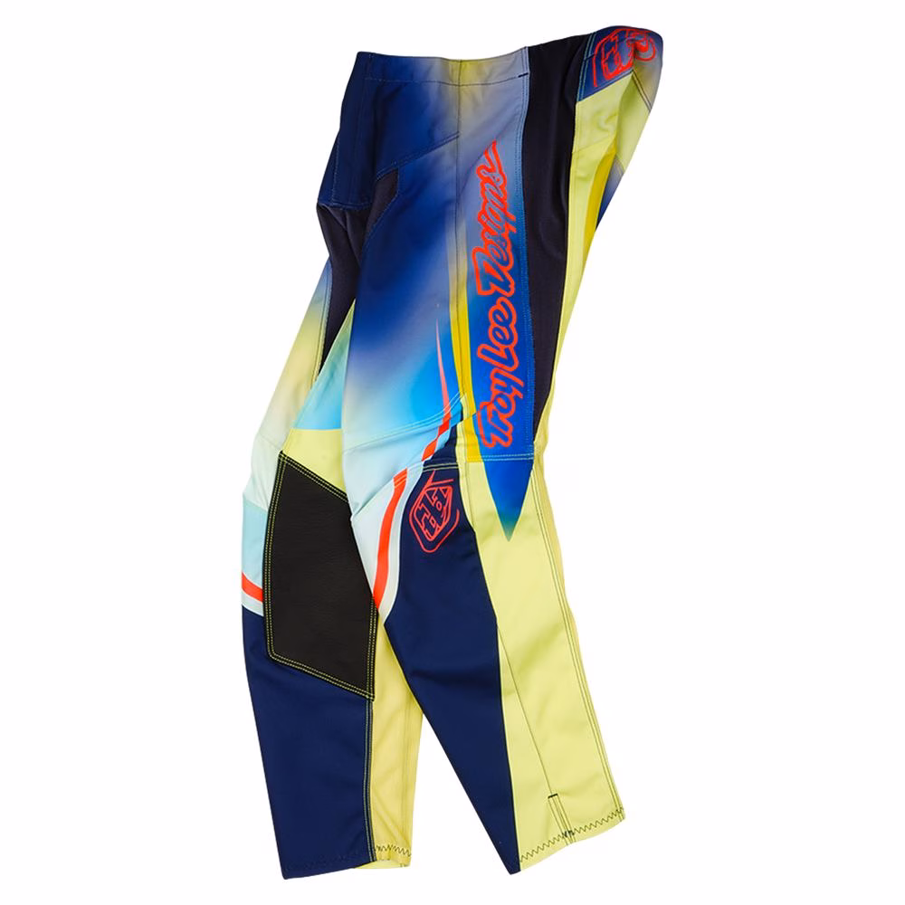 Troy Lee Designs GP Pro Drip Motocross Pants Glo Yellow/Dark Navy