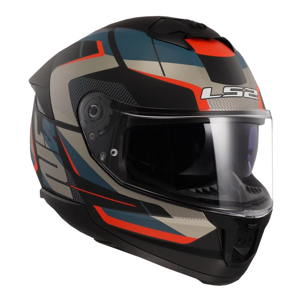LS2 FF808 Stream II Road Helmet Matte Black / Blue
