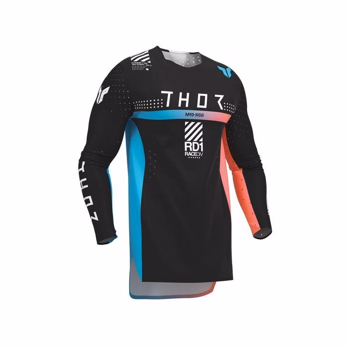 Thor MX Sportmode Synth Motocross Jersey Youth Black