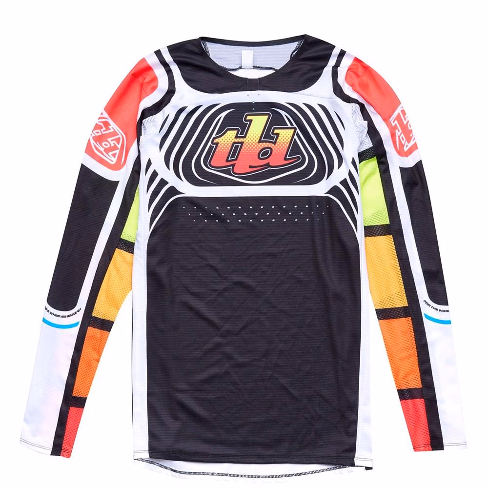 Troy Lee Designs SE Pro Wavez Motocross Jersey Black / Multi