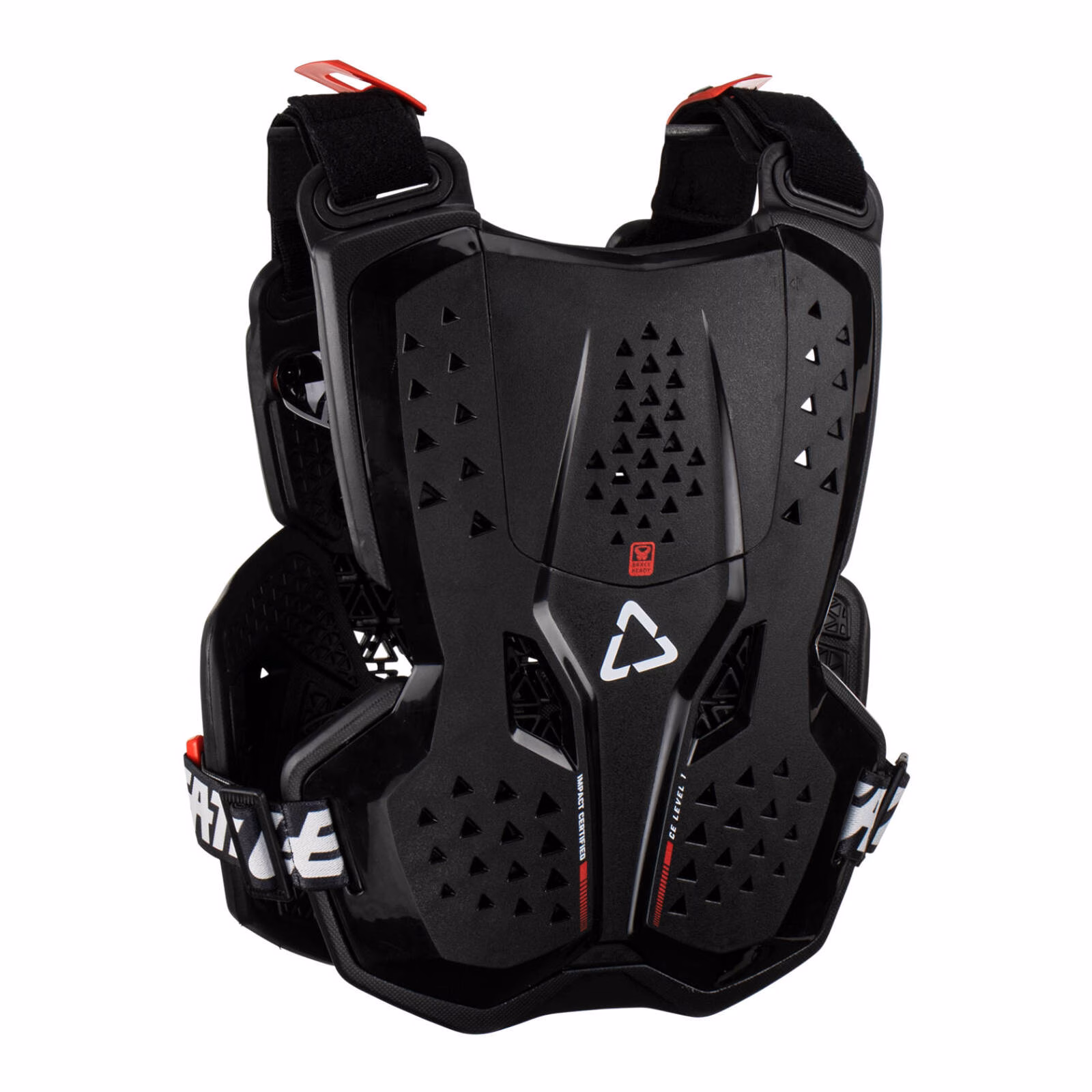 Leatt 3.5 Junior Chest Protector - Black / Red - Image 3