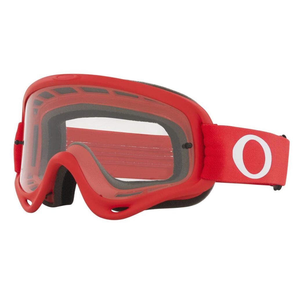 Oakley XS O-Frame Motocross Goggles Moto Red w/Clear Lens