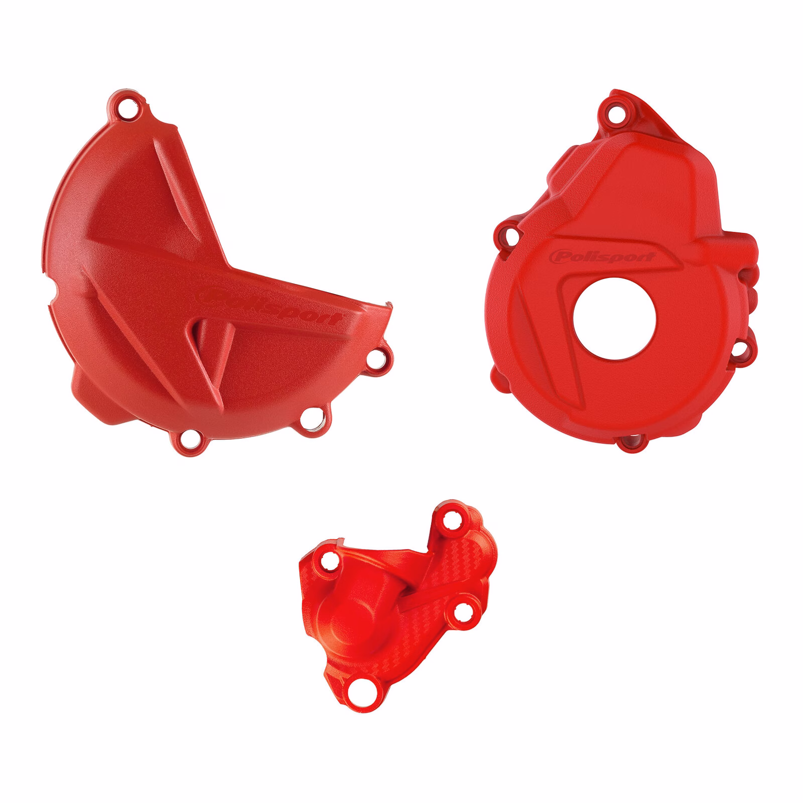 Polisport Kit Clutch and Ignition Cover Gasgas 250/350 ('21>) - Red - Image 1