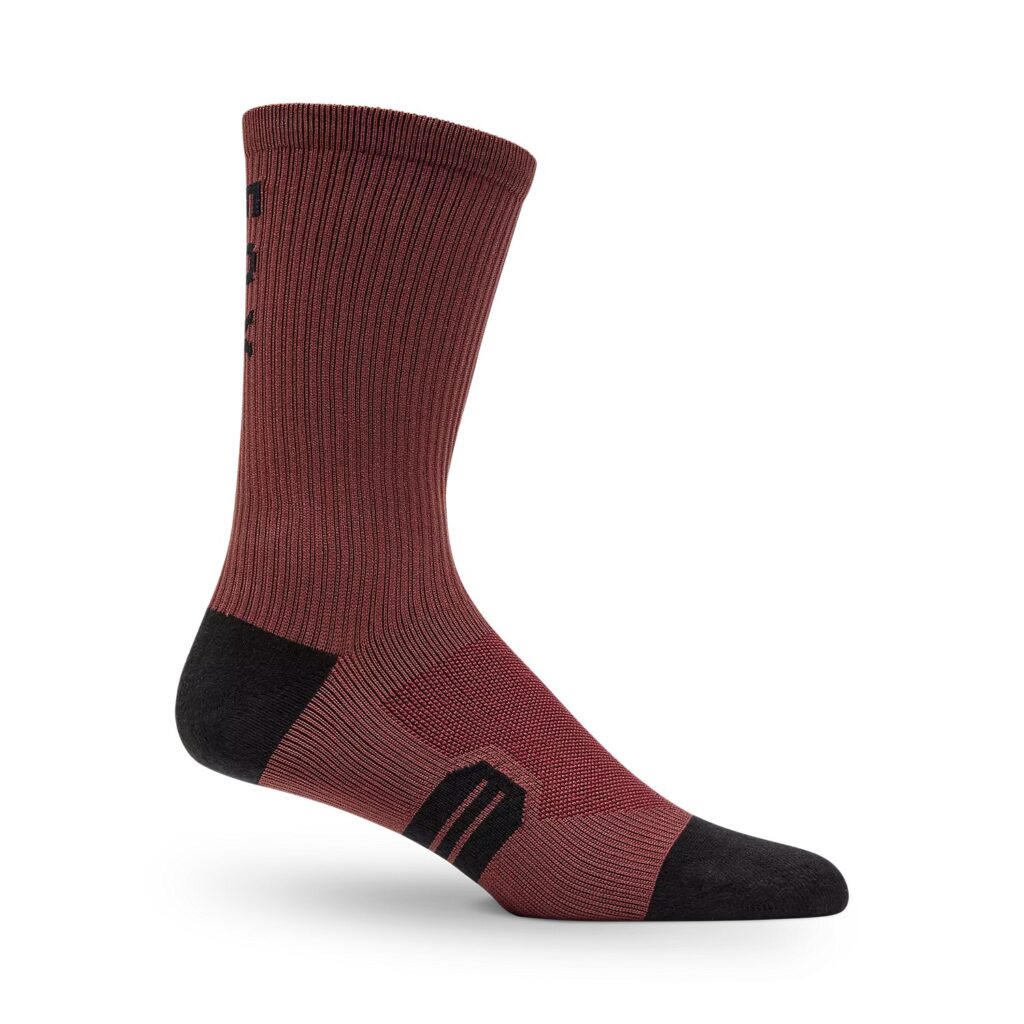 Fox Ranger 8" Socks Rust Brown