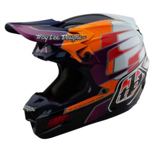 Troy Lee Designs SE5 ECE Carbon Speed Motocross Helmet Navy - Image 2
