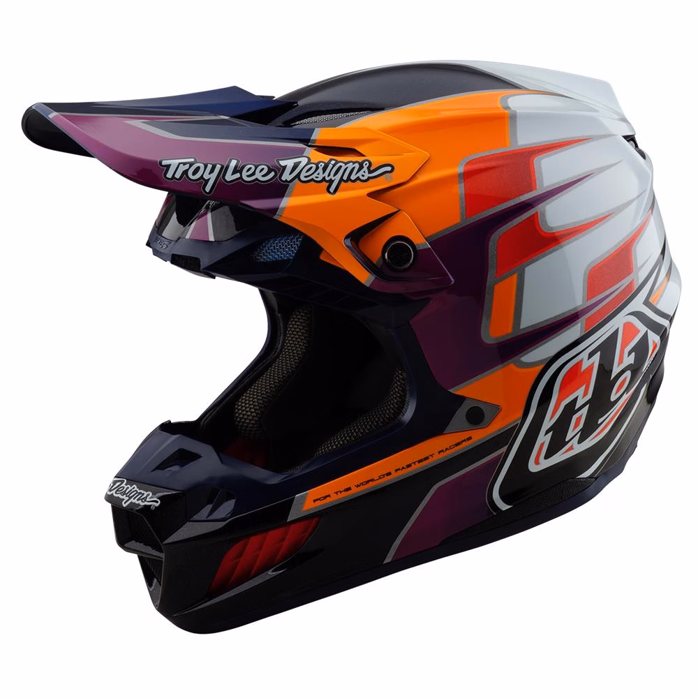 Troy Lee Designs SE5 ECE Carbon Speed Motocross Helmet Navy