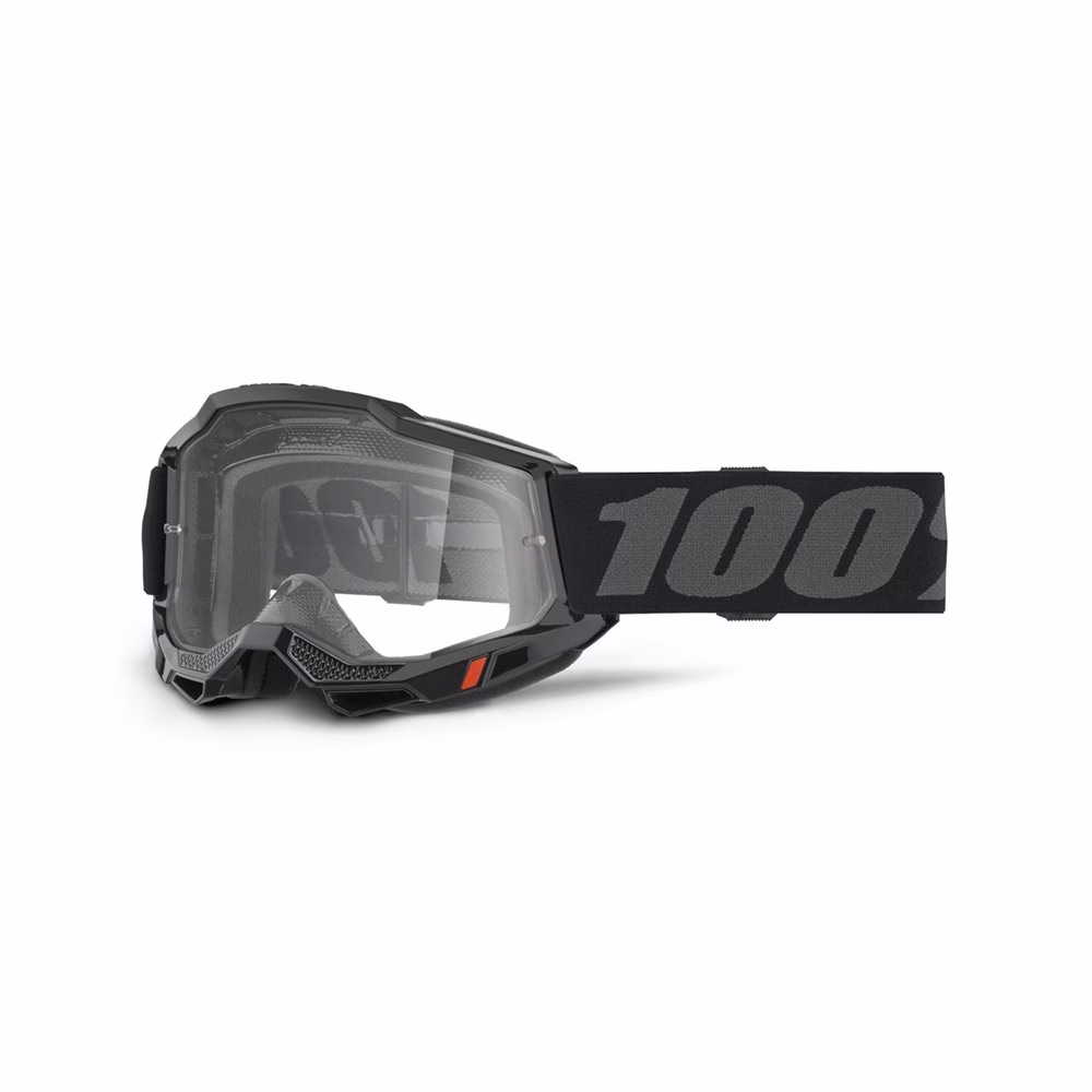 100% Accuri 2 OTG Goggle Black - Clear Lens
