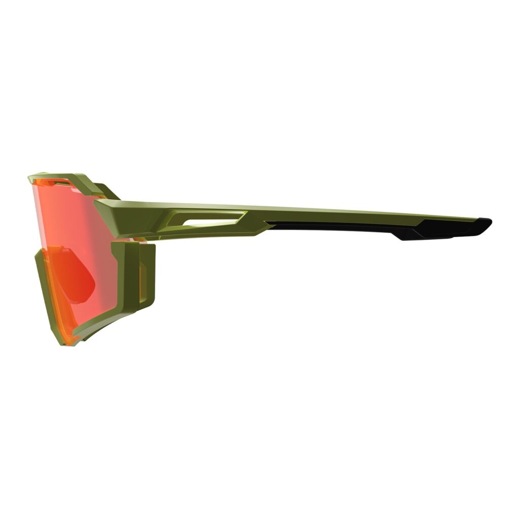 Leatt Rideviz Pro Sunglasses - Neon Yellow Iriz Cryztal Red (13 VLT)