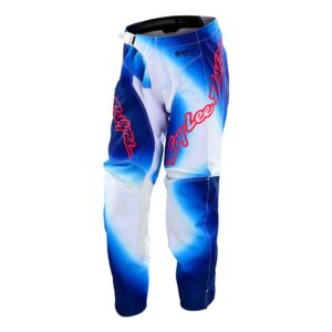 Troy Lee Designs GP Pro Lucid Motocross Pants Youth White / Blue - Image 2