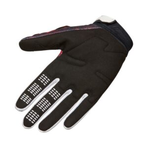 Fox 180 Kairos Motocross Gloves White/ Fluro Red - Image 2