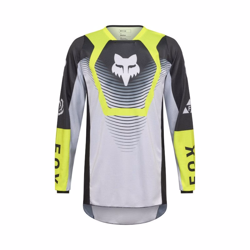 Fox 180 Collect Motocross Jersey Grey/Yellow