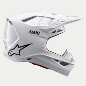 Alpinestars Supertech S-M10 Motocross Solid White Gloss - Image 1