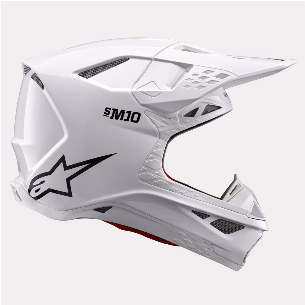 Alpinestars Supertech S-M10 Motocross Solid White Gloss