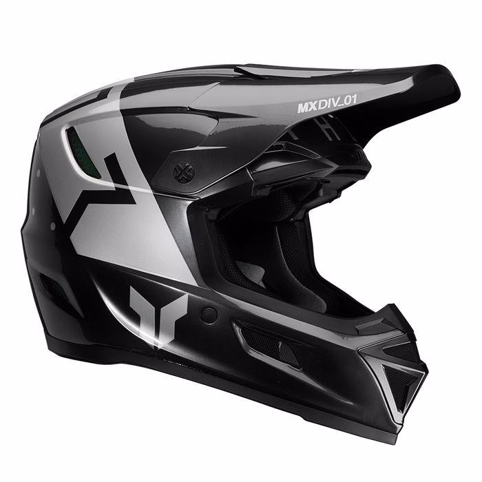 Thor Reflex Apoer Composite Rogue Motocross Helmet Chrome/Silver