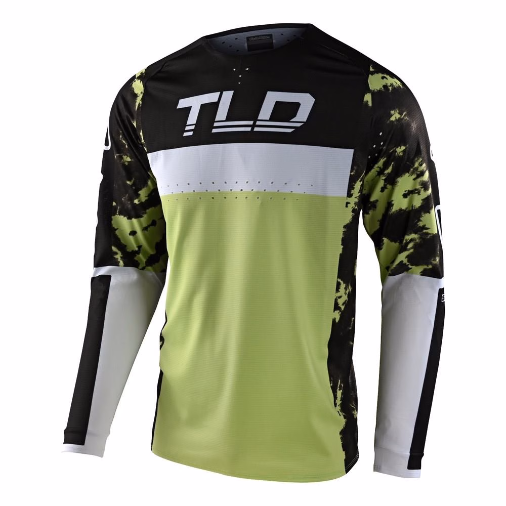 Troy Lee Designs SE Pro Dyeno Motocross Jersey Glo Green