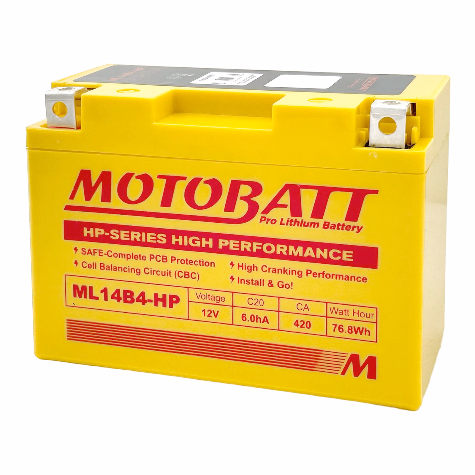 Motobatt Pro Lithium Battery ML14B4-HP - Image 1