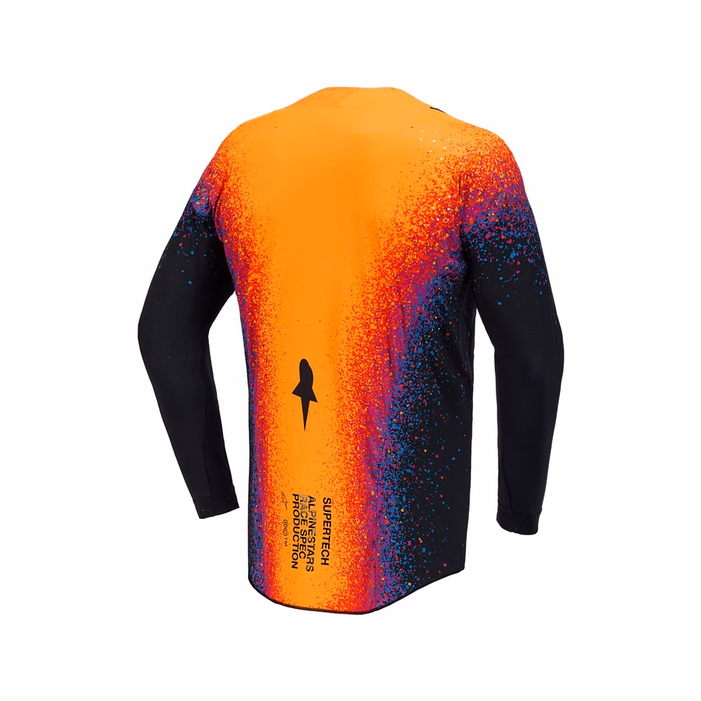 Alpinestars Supertech LE Black Hole Motocross Jersey Black Burst