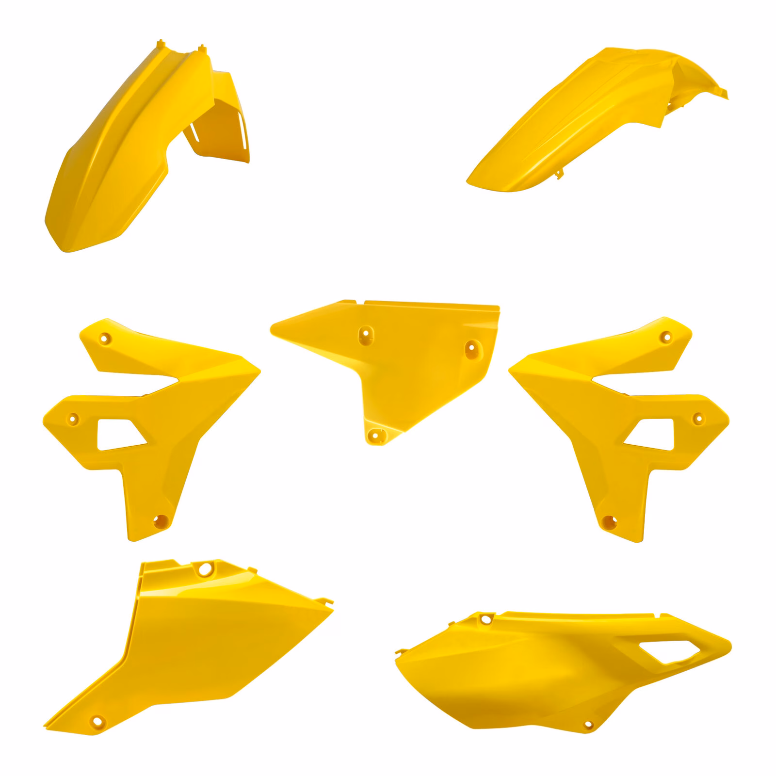 Polisport Restyling Kit Suzuki DR-Z400 '00-'24 - Yellow - Image 1