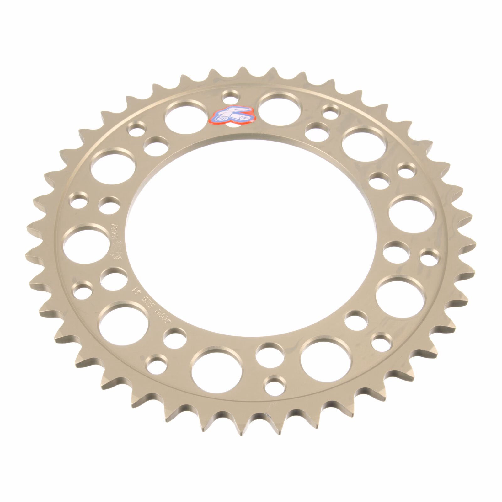 Renthal Sprocket Rear Silver 41T Alloy 7075 T6 Grooved Suzuki - Image 2