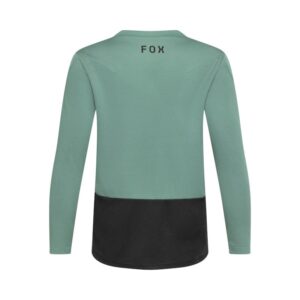 Fox Youth Ranger Fox Head Long Sleeve Jersey Pine Green - Image 2