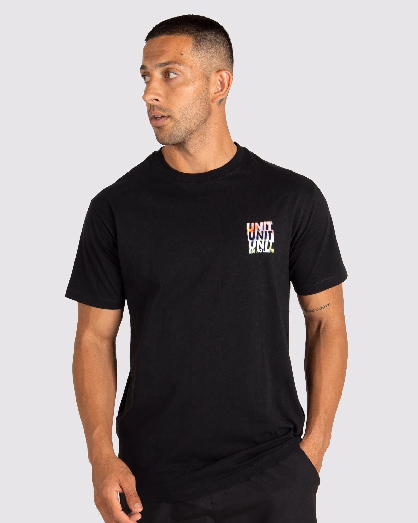 Unit Vivid Tee Black - Image 1