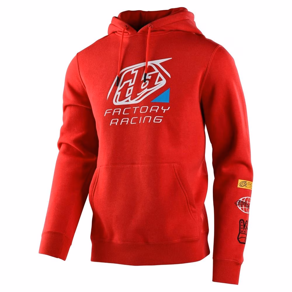 Troy Lee Designs Factory Icon Hoodie Red