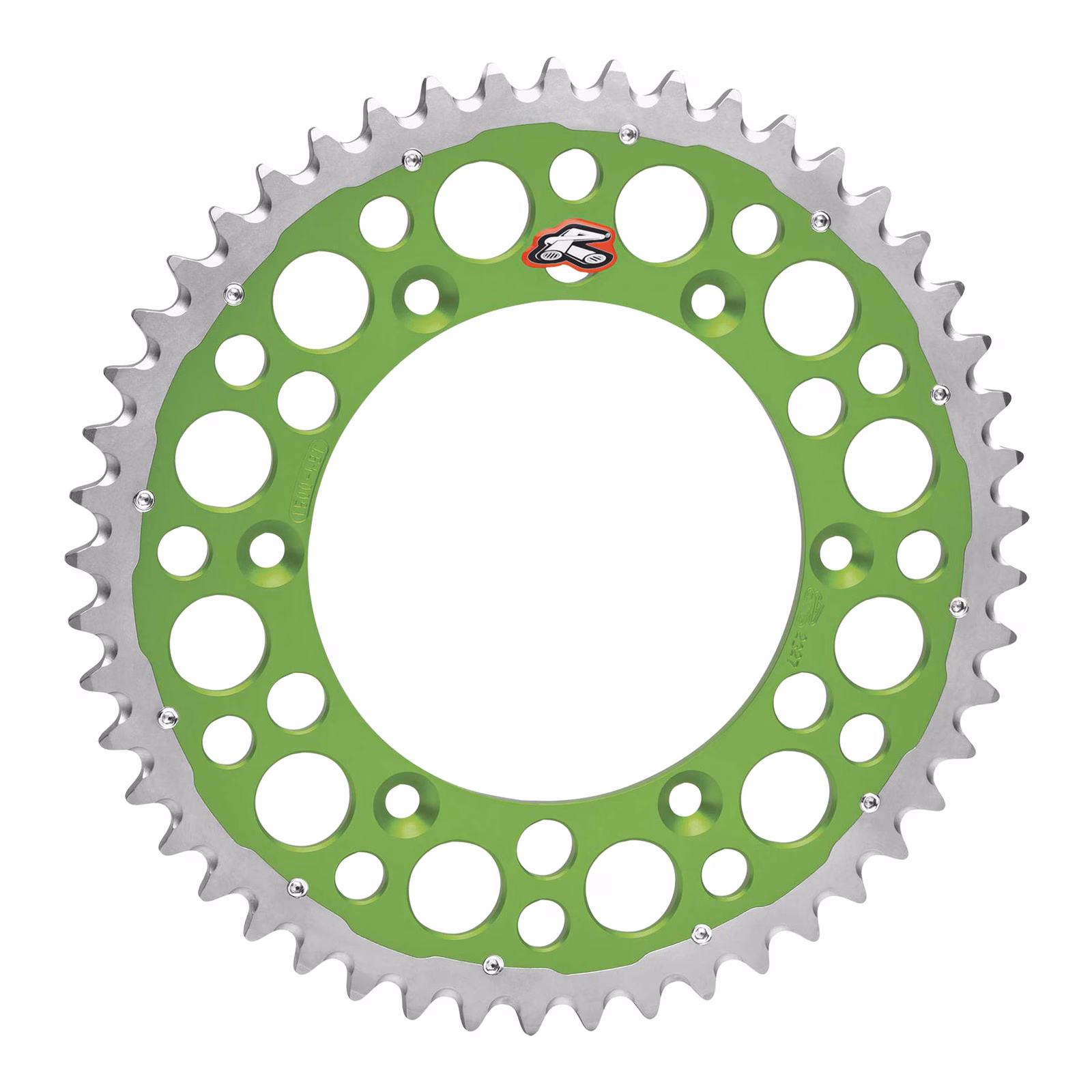 Renthal Sprocket Twinring Green 51T Bi-Metal Grooved Packed - Image 1