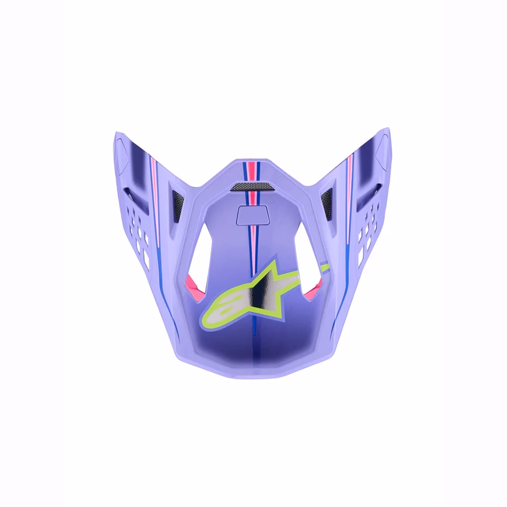 Alpinestars S-M10 Visor Jett Lawrence Purple/Pink Fluoro/Yellow Fluoro Gloss
