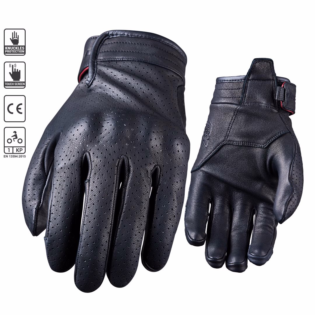 FIVE Mustang Road Gloves EVO Black - Image 1