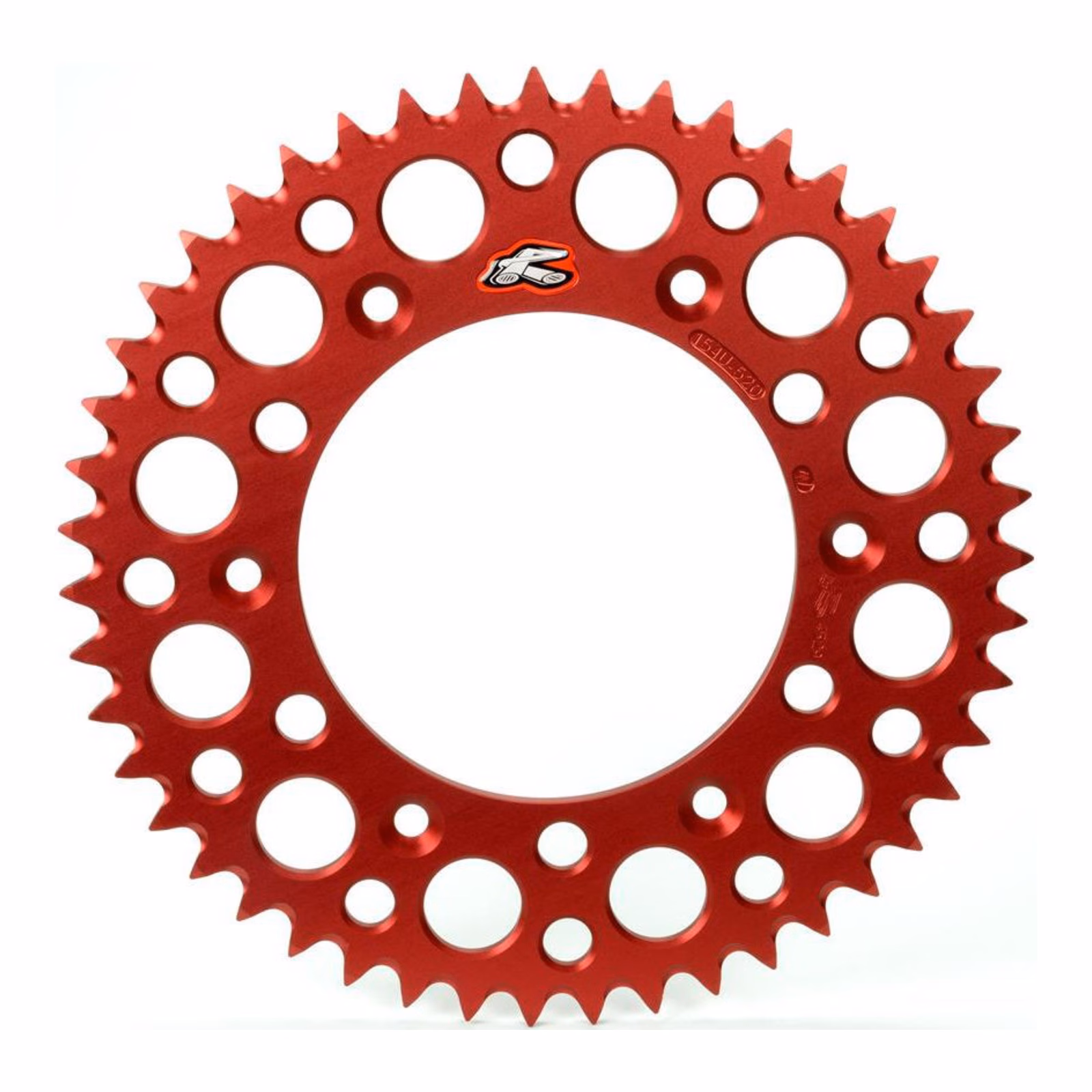 Renthal Sprocket Rear Red 52T Alloy 7075 T6 Grooved Honda - Image 1