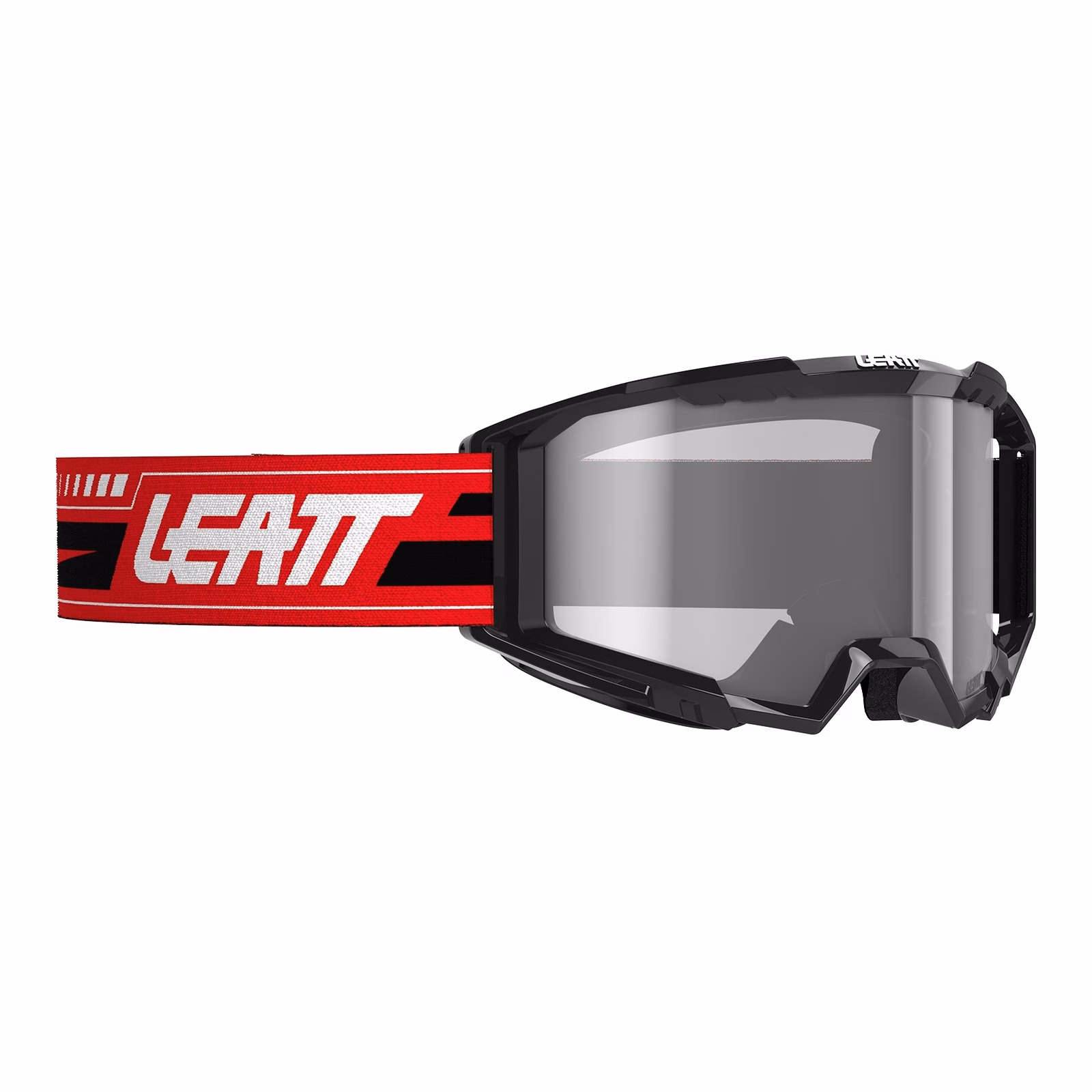 Leatt Vizion 3.5 Motocross Goggles Iriz Red Silver - Image 1