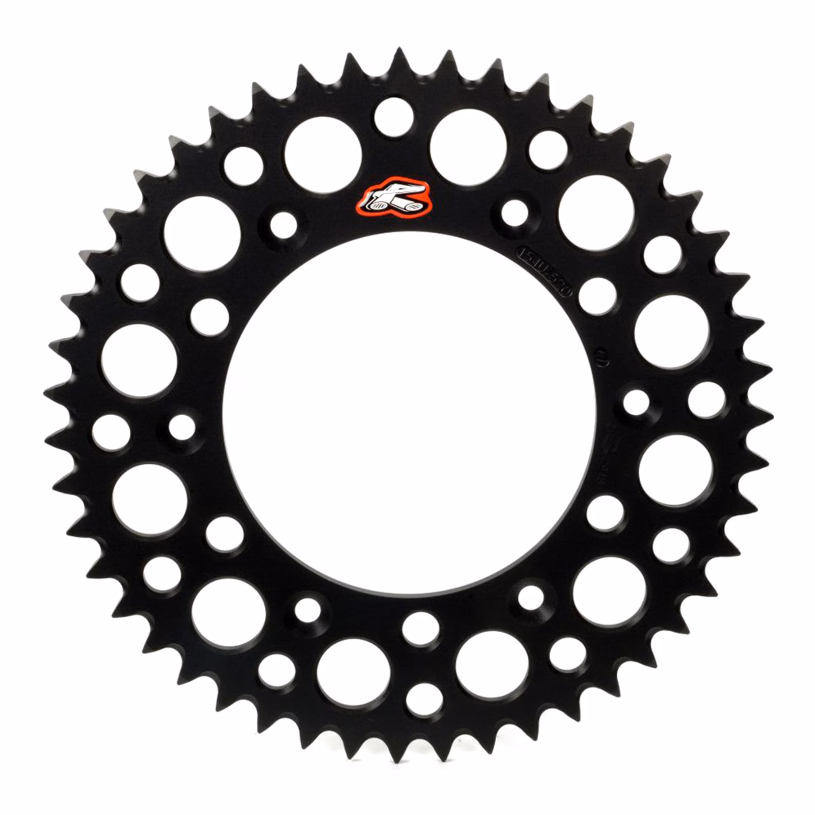 Renthal Sprocket Rear Black 54T Alloy 7075 T6 Grooved - Image 1