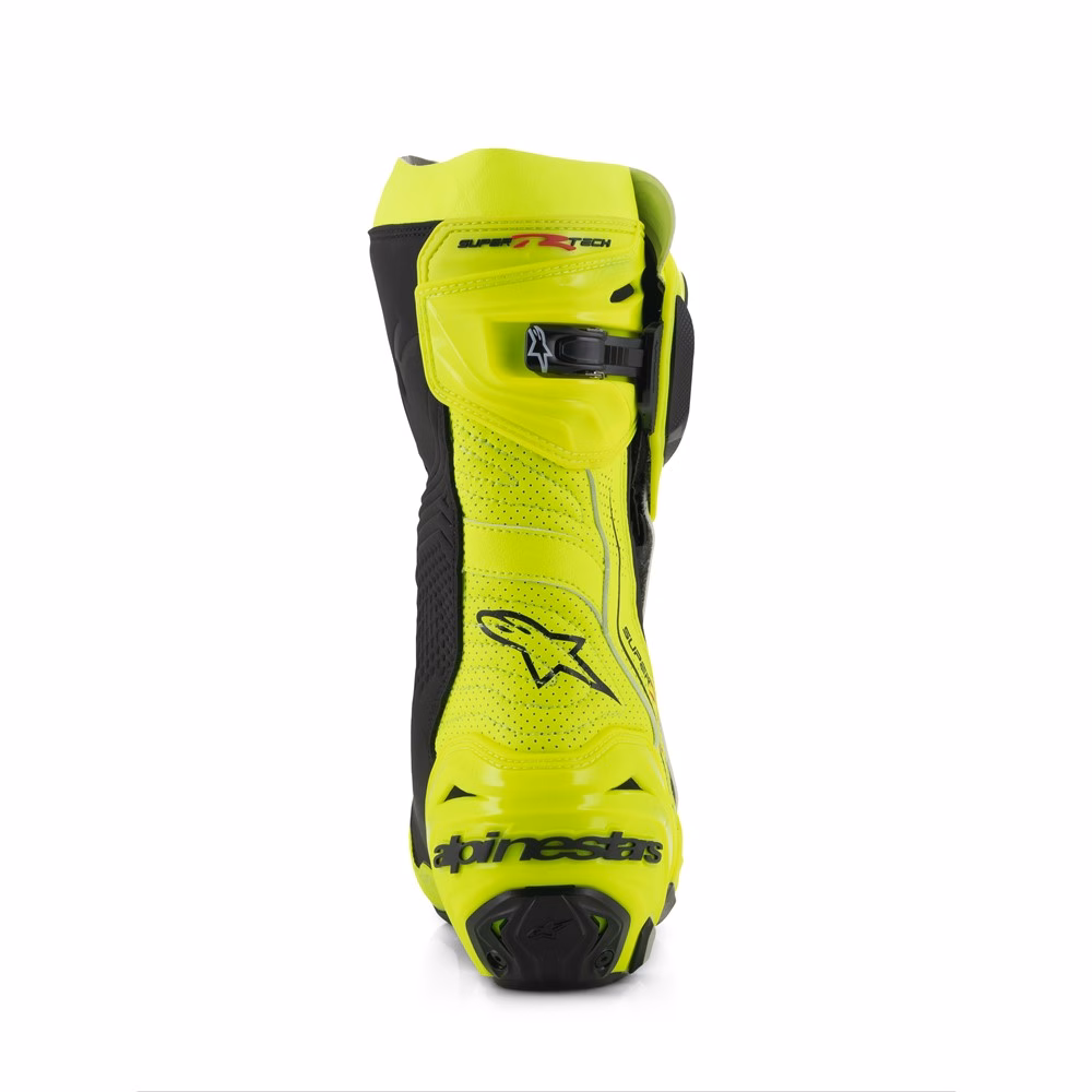 Alpinestars Supertech R Vented Road Boots Yellow Fluoro/Black