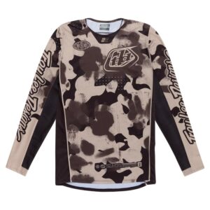 Troy Lee Designs SE Pro Blotted Motocross Jersey Phantom / Taupe - Image 1