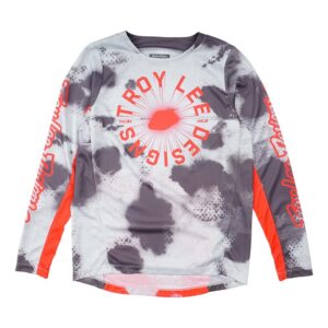 Troy Lee Designs GP Pro Arrival Motocross Jersey Youth Chalk - Image 1