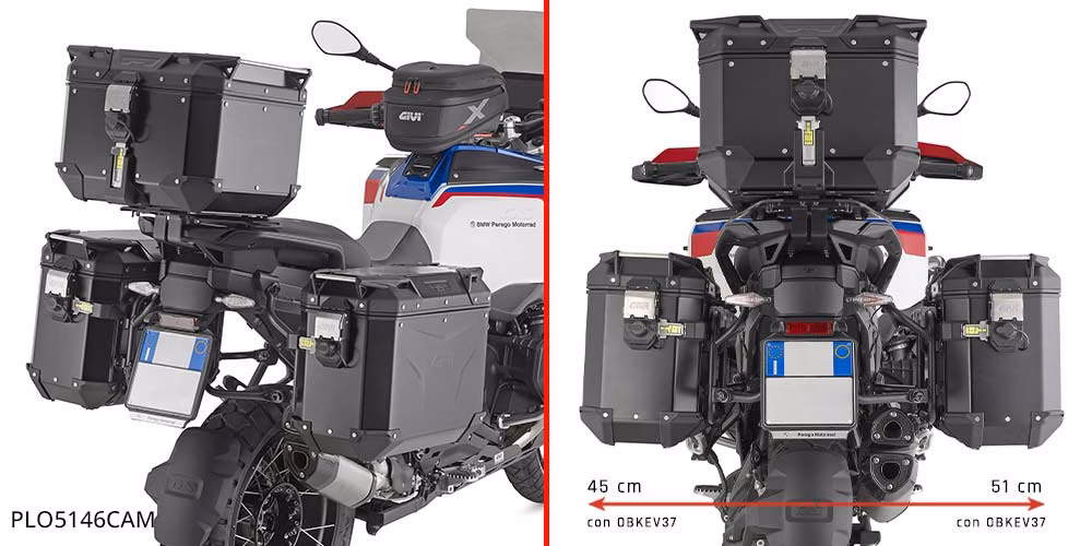 GIVI SIDE RACK ONE-FIT (OBK) BMW R 1300 GSA '25->
