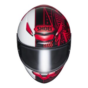 Shoei NXR2 Beaut TC-1 Road Helmet White / Black / Red - Image 4