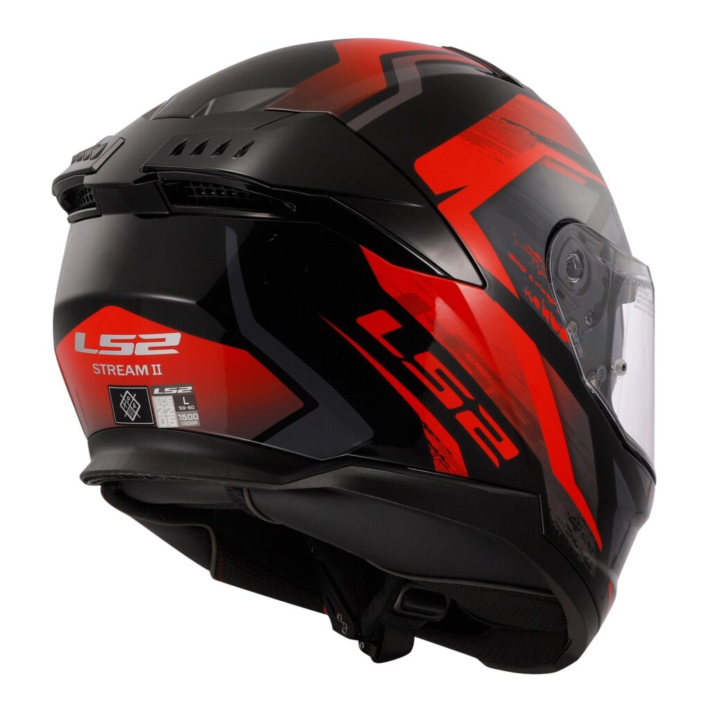 LS2 FF808 Stream II Fury Road Helmet Black / Red
